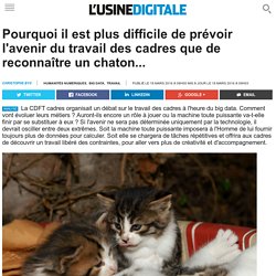 Pourquoi il est plus difficile de prévoir l'avenir du travail des cadres que de reconnaître un chaton...