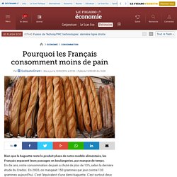 Pourquoi les Français consomment moins de pain