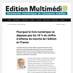 Pourquoi le livre numérique ne dépasse pas les 10 % du chiffre d’affaires du marché de l’édition en France