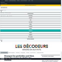 Pourquoi les pesticides sont bien l’une des causes du déclin des oiseaux