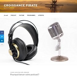Pourquoi lancer votre podcast? - Croissance Pirate