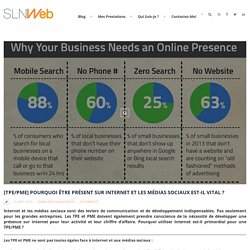 [TPE/PME] Pourquoi être présent sur Internet et les médias sociaux est-il vital ?