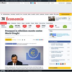 Pourquoi la rébellion monte contre Mario Draghi