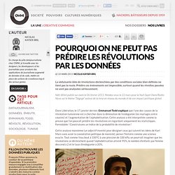 Pourquoi on ne peut pas prédire les révolutions par les données » Article » OWNI, Digital Journalism