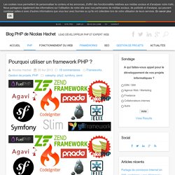 Pourquoi utiliser un framework PHP ?