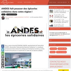 LE JOURNAL DU GERS 04/11/20 ANDES fait pousser des épiceries solidaires dans votre région !