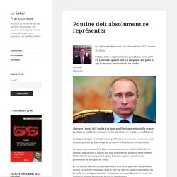 Poutine doit absolument se représenter