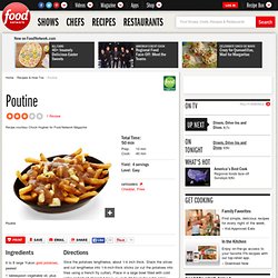 Poutine Recipe :