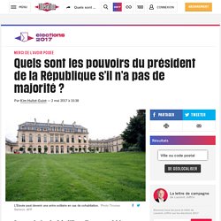 Quels sont les pouvoirs du président de la République s'il n'a pas de majorité ?