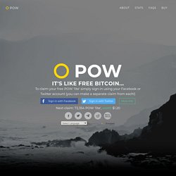 POW - The new global currency