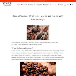 Cocoa Powder- What is it, How to use it, and Why it is Healthy?
