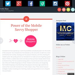 Power of the Mobile Savvy Shopper