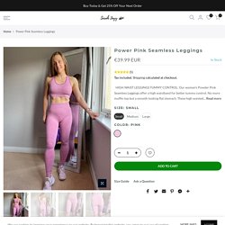 Power Pink Seamless Leggings – Sarah Jayy