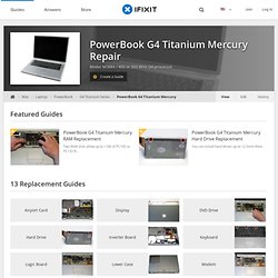 PowerBook G4 Titanium Mercury Repair
