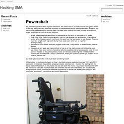 Powerchair « Hacking SMA