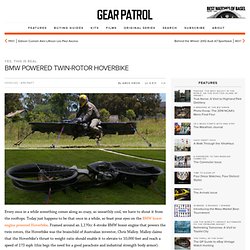 BMW Powered Twin-Rotor Hoverbike