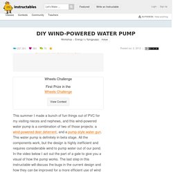 DIY Wind-Powered Water Pump