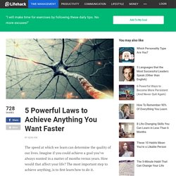 5 Powerful Laws to Achieve Anything You Want Faster