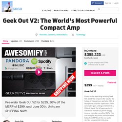 Geek Out V2: The Worlds Most Powerful Compact Amp