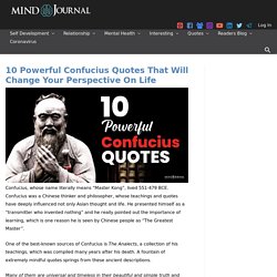 10 Powerful Confucius Quotes That Will Change Your Perspective On Life