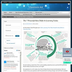The 7 Powerful Idea Shifts In Learning Today