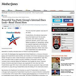 Powerful Tea Party Group's Internal Docs Leak—Read Them Here