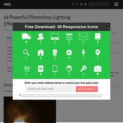 28 Powerful Photoshop Lighting Effects