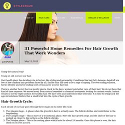 28 Powerful Home Remedies For Hair Growth