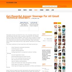 Get Powerful Answer Steerage For All Gmail Technical Disorders