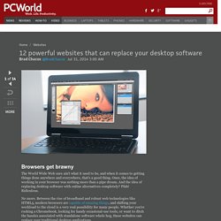 12 powerful websites that can replace your desktop software