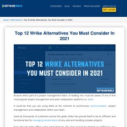 Powerful Wrike Alternatives For All Teams In 2020