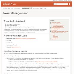 Power Management
