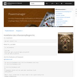 projekte:powermanager:pi_installation_lirc [Willkommen im Internet]