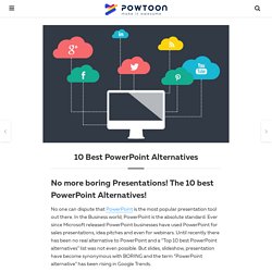 10 Best Powerpoint alternatives comparison by Powtoon