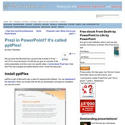 Prezi in PowerPoint? It's called pptPlex! - PowerPoint Tips Blog