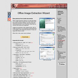 Save pictures from PowerPoint, Word and other documents with Image Extraction Wizard (Free open source download)