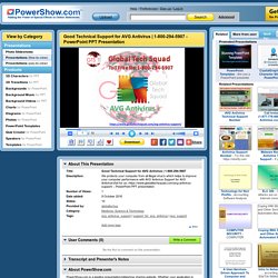 Good Technical Support for AVG Antivirus
