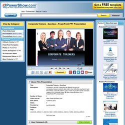 PPT – Corporate Trainers - Guruface PowerPoint presentation