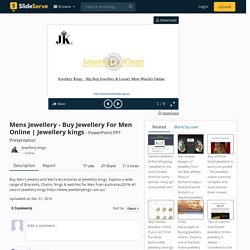 Mens Jewellery - Buy Jewellery For Men Online