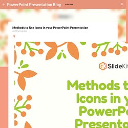 Methods to Use Icons in your PowerPoint Presentation
