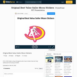 Original Best Value Sailor Moon Stickers
