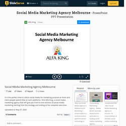 Social Media Marketing Agency Melbourne