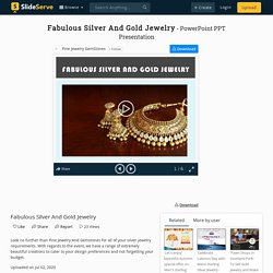 Fabulous Silver And Gold Jewelry