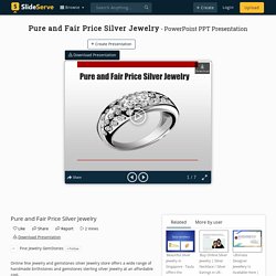 Pure and Fair Price Silver Jewelry