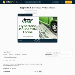Hyperlend PowerPoint Presentation, free download - ID:10135810