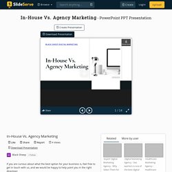 In-House Vs. Agency Marketing PowerPoint Presentation, free download - ID:9745686