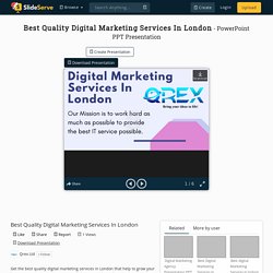 Best Quality Digital Marketing Services In London
