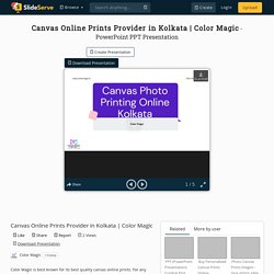 Canvas Online Prints Provider in Kolkata