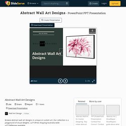 Abstract Wall Art Designs PowerPoint Presentation, free download - ID:10320052