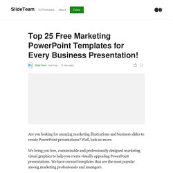 Top 25 Free Marketing PowerPoint Templates for Every Business Presentation!